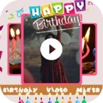 birthday video maker android application logo